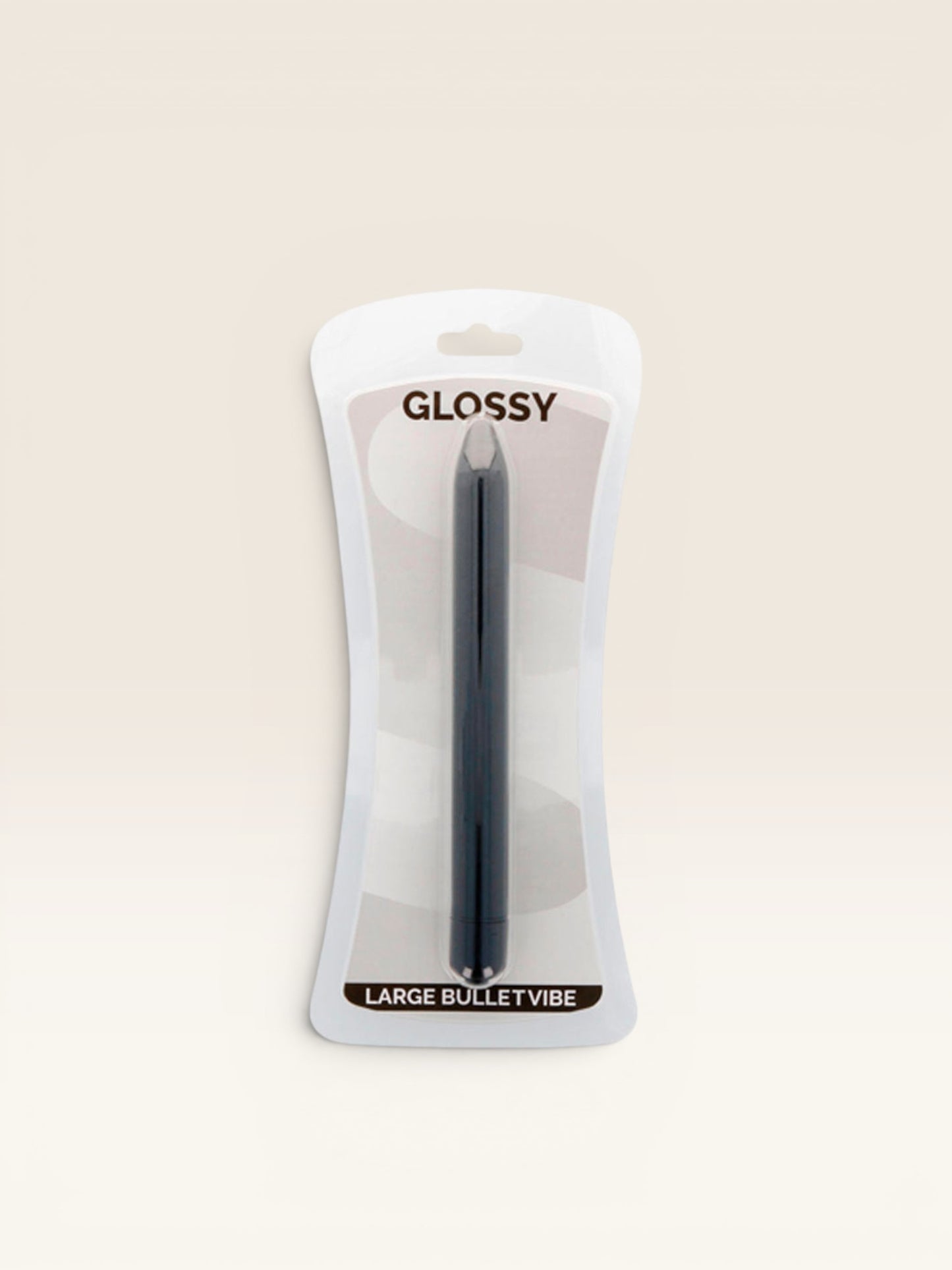 GLOSSY - VIBRADOR SLIM PRETO