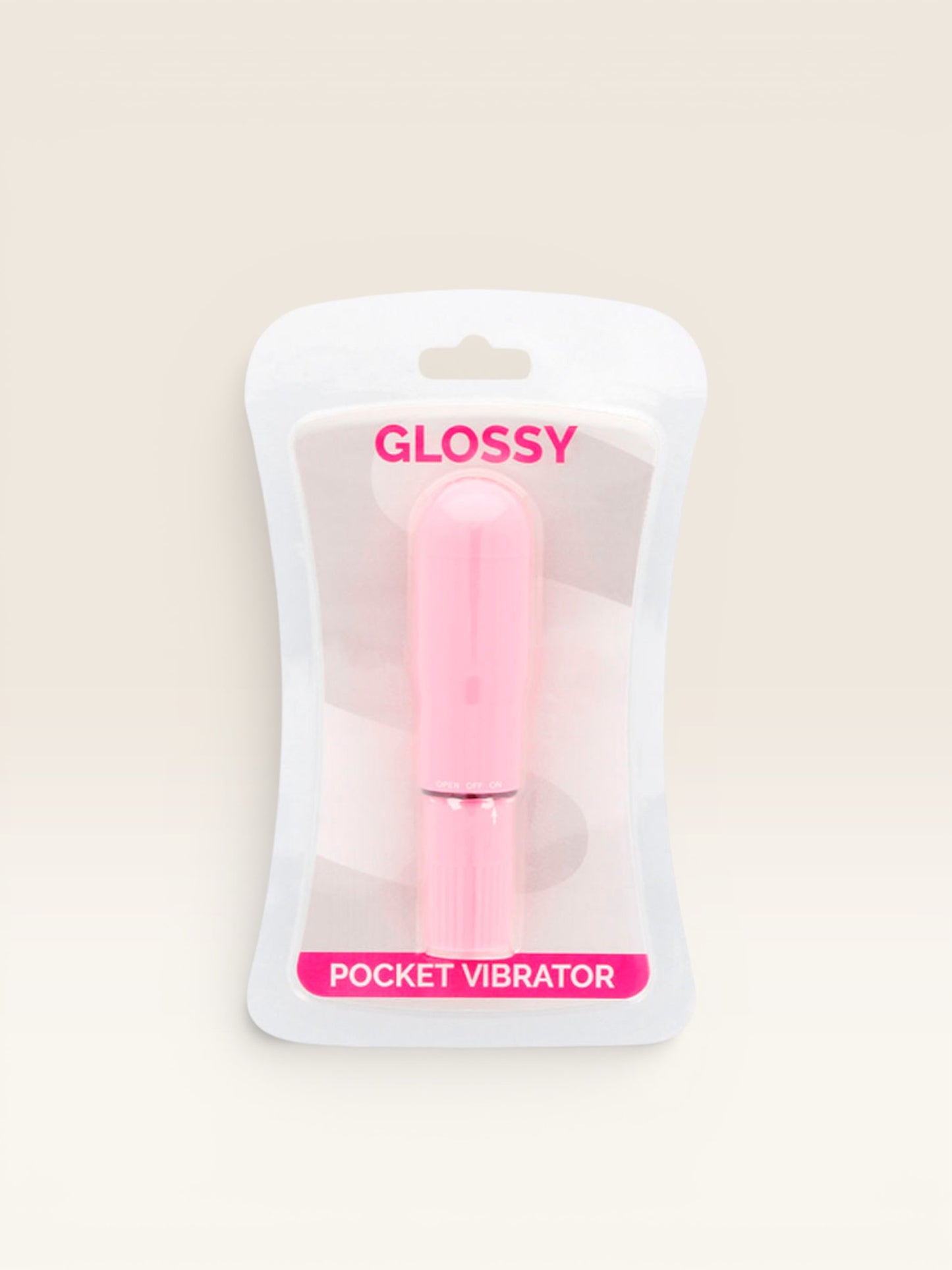 GLOSSY - VIBRADOR DE BOLSO ROSA