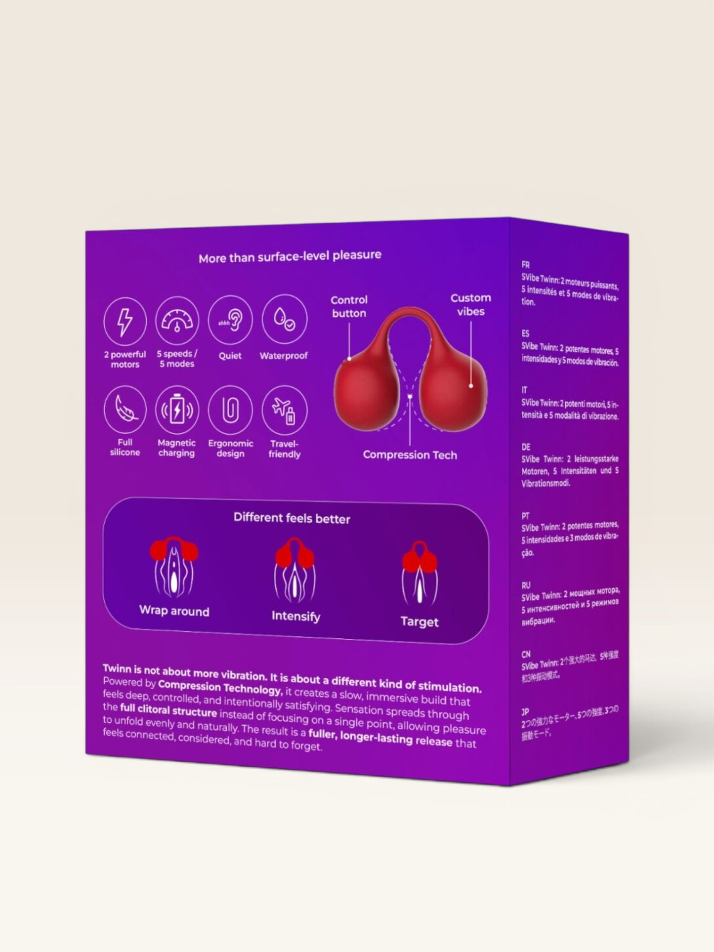 SNAIL VIBE - TWINN VIBRADOR DE DEDO CHERRY