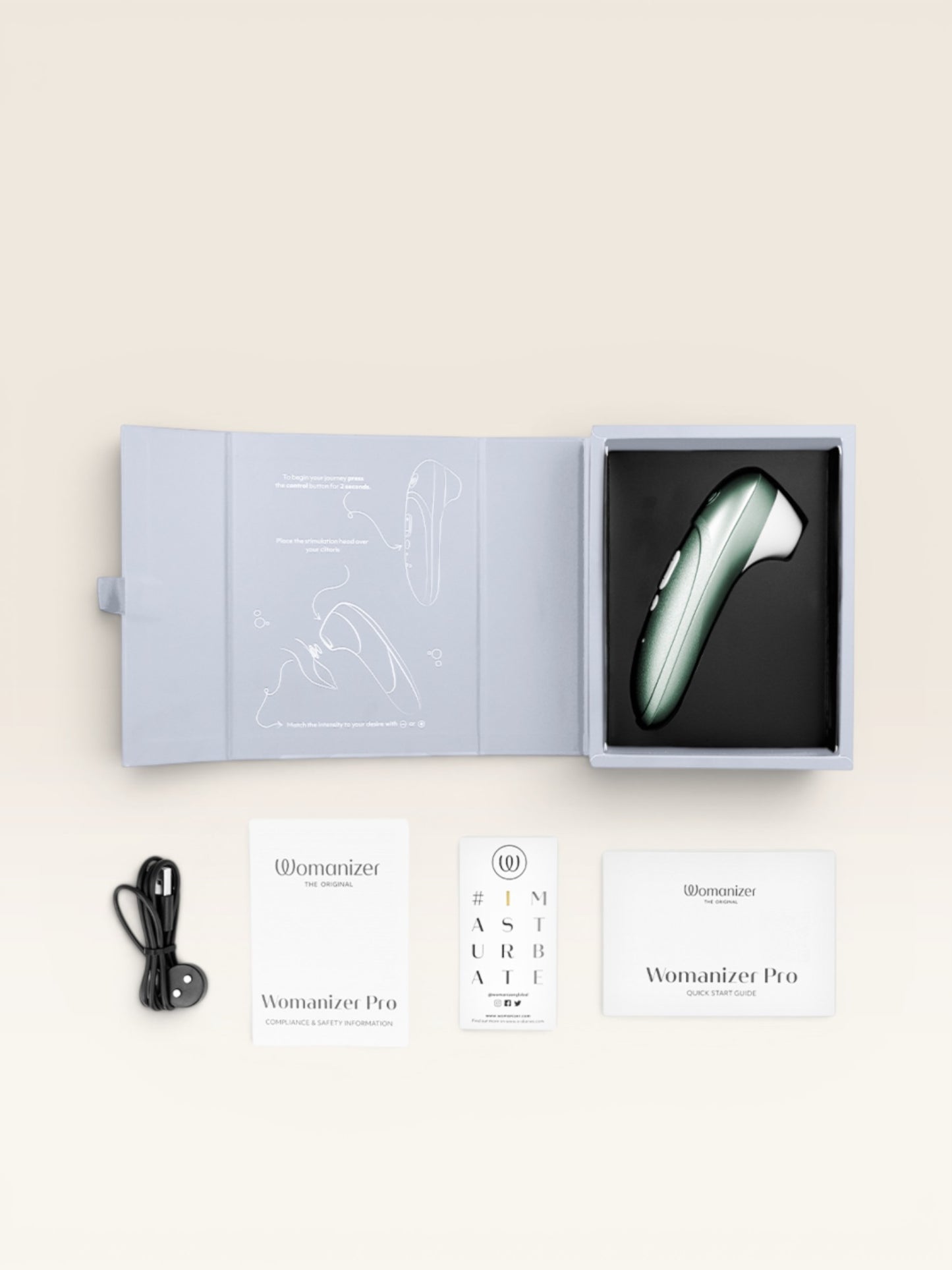 WOMANIZER - PRO VIBRANT CLITORIAL ESTIMULANTE VERDE SÁLVIA