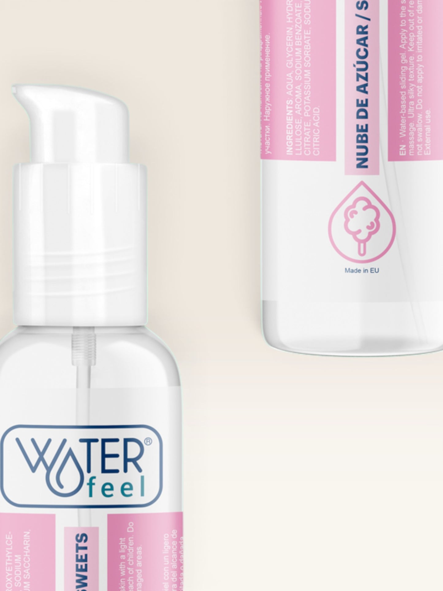 WATERFEEL - LUBRIFICANTE NUVEM DE AÇÚCAR 175 ML