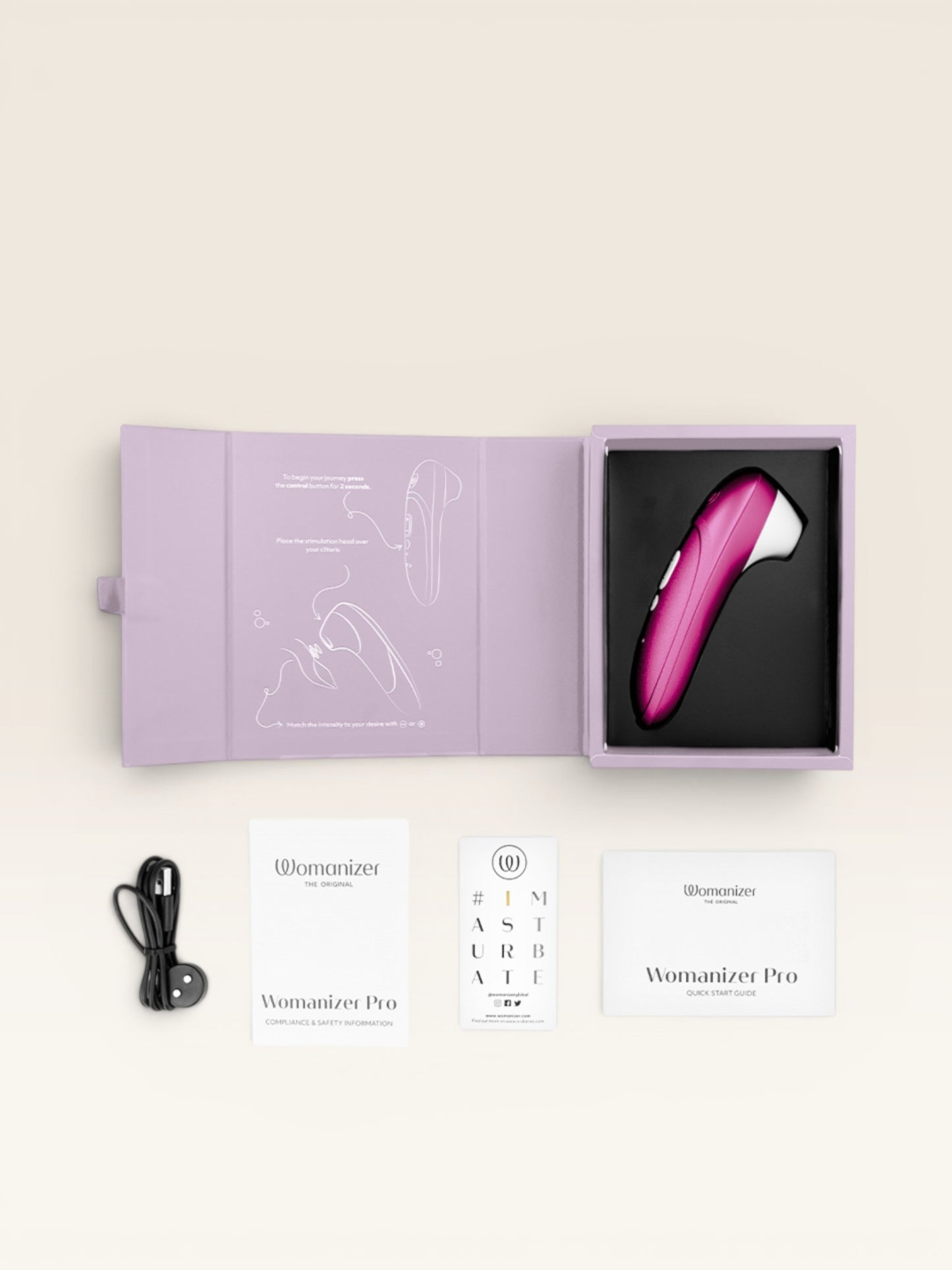 WOMANIZER - PRO VIBRANT CLITORIAL ESTIMULANTE ROSA