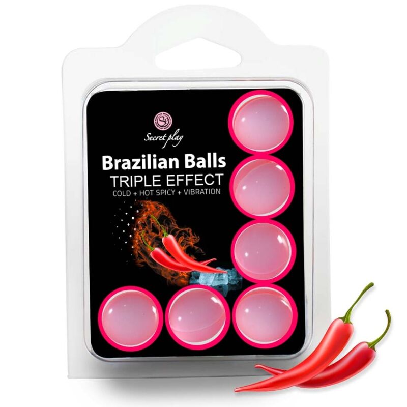 SecretPlay — Conjunto 6 Bolas Brasileiras Efeito Triplo
