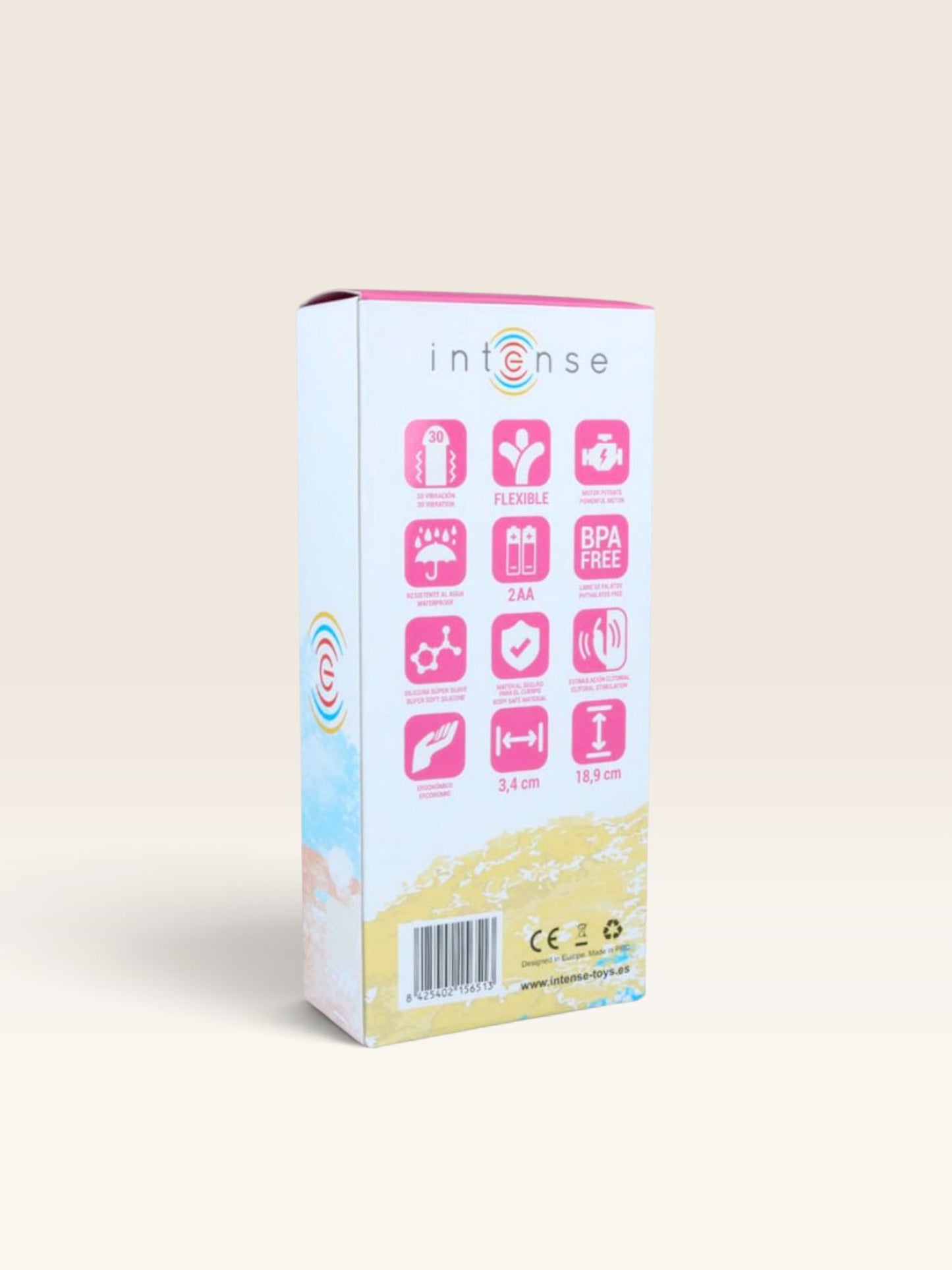 INTENSE - VIBRADOR HILARI ROSA SILICON LUXE