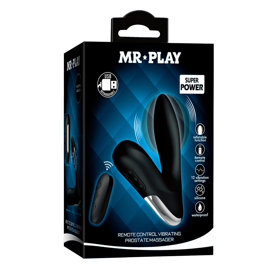 MR PLAY — Massageador de Próstata com Controlo Remoto de Vibração