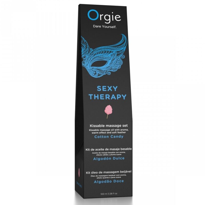 ORGIE - MASSAGEM LABIAL COM ALGODÃO DOCE BEIJÁVEL - CONJUNTO DE MASSAGEM 100 ML