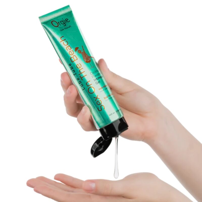 ORGIE - LUBRIFICANTE EM TUBO COQUETEL SEXO NA PRAIA BEIJÁVEL GEL ÍNTIMO À BASE DE ÁGUA 100 ML