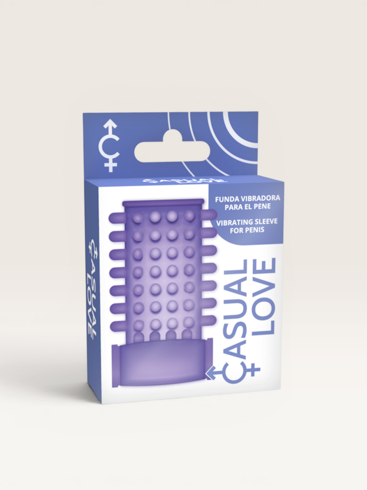 CASUAL LOVE - TAMPA DO PÊNIS DO VIBRADOR DE LILAC ANEL
