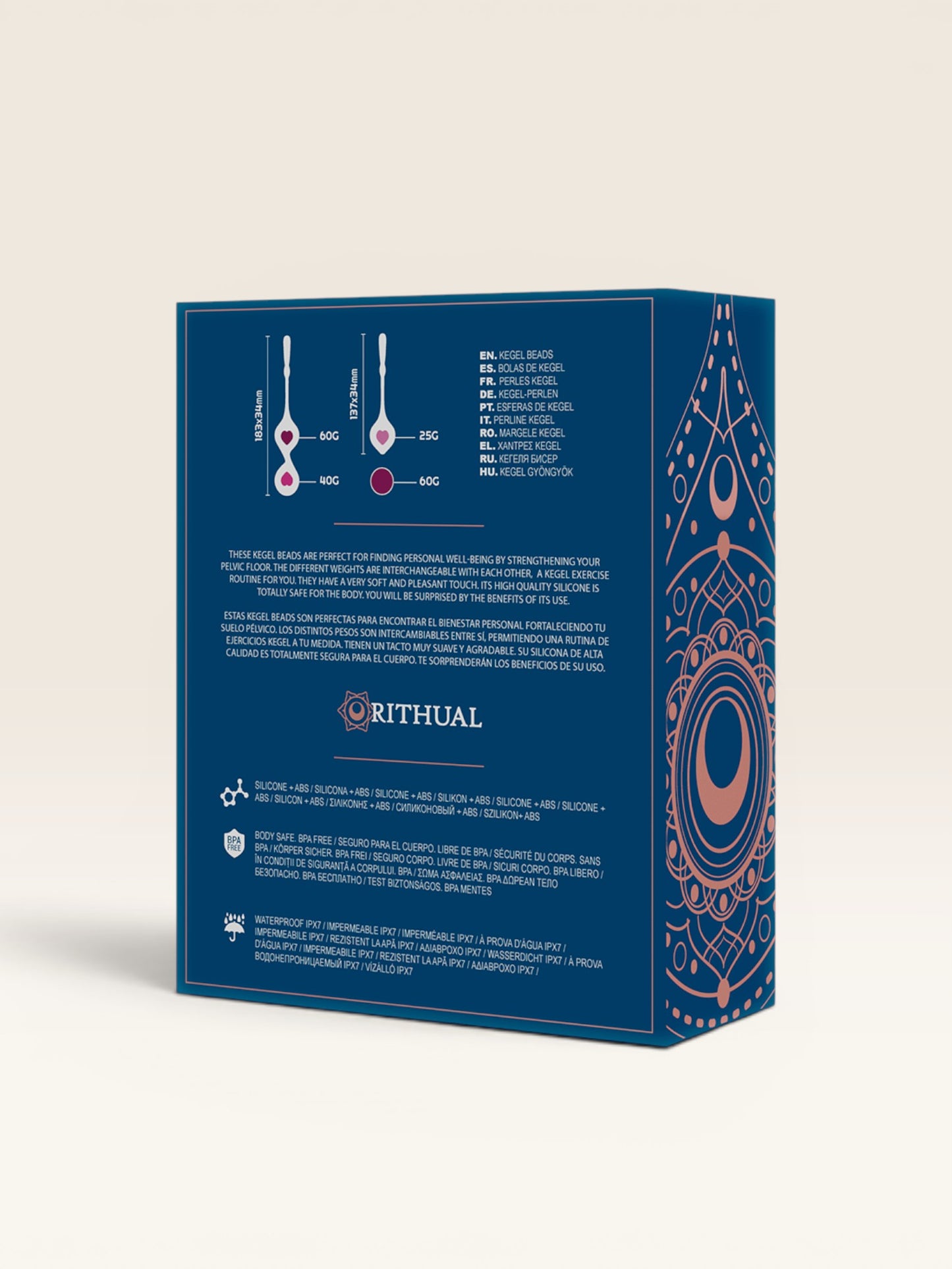 RITHUAL - CONJUNTO DE TREINAMENTO PÉLVICO DEVA AQUA GREEN