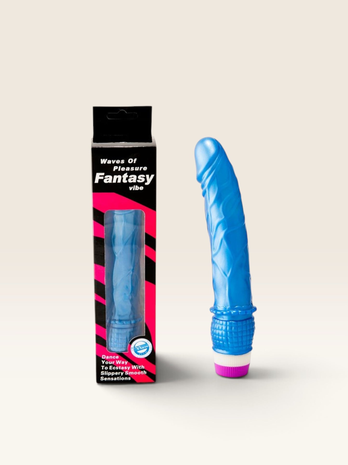 BAILE - VIBRADOR WAVES OF PLEASURE 23 CM AZUL
