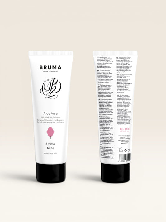 BRUMA - GEL DESLIZANTE DE ALOE VERA SABOR DOCES 100 ML