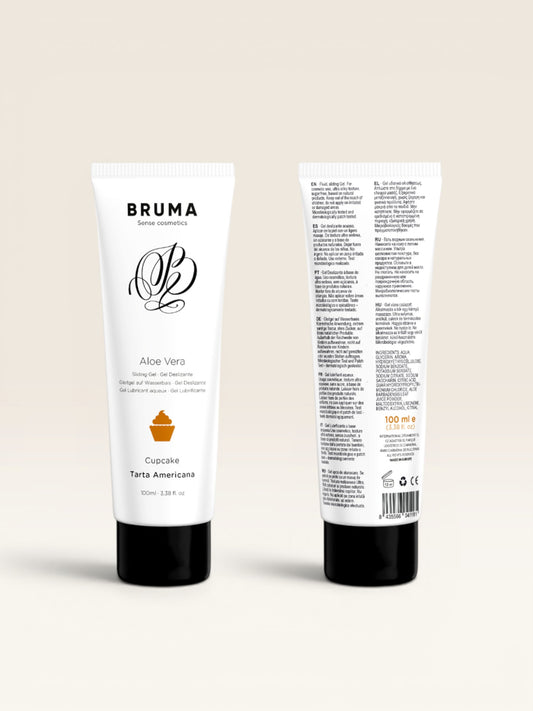 BRUMA - GEL DESLIZANTE DE ALOE VERA SABOR CUPCAKE 100 ML
