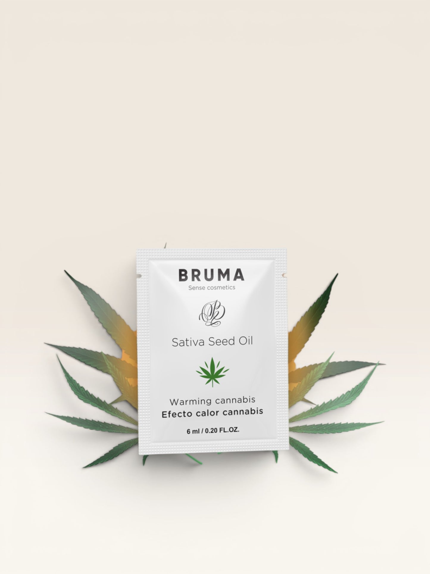 BRUMA - SATIVA SEED OIL SLIDING GEL AQUECEDOR SABOR CANNABIS 6 ML