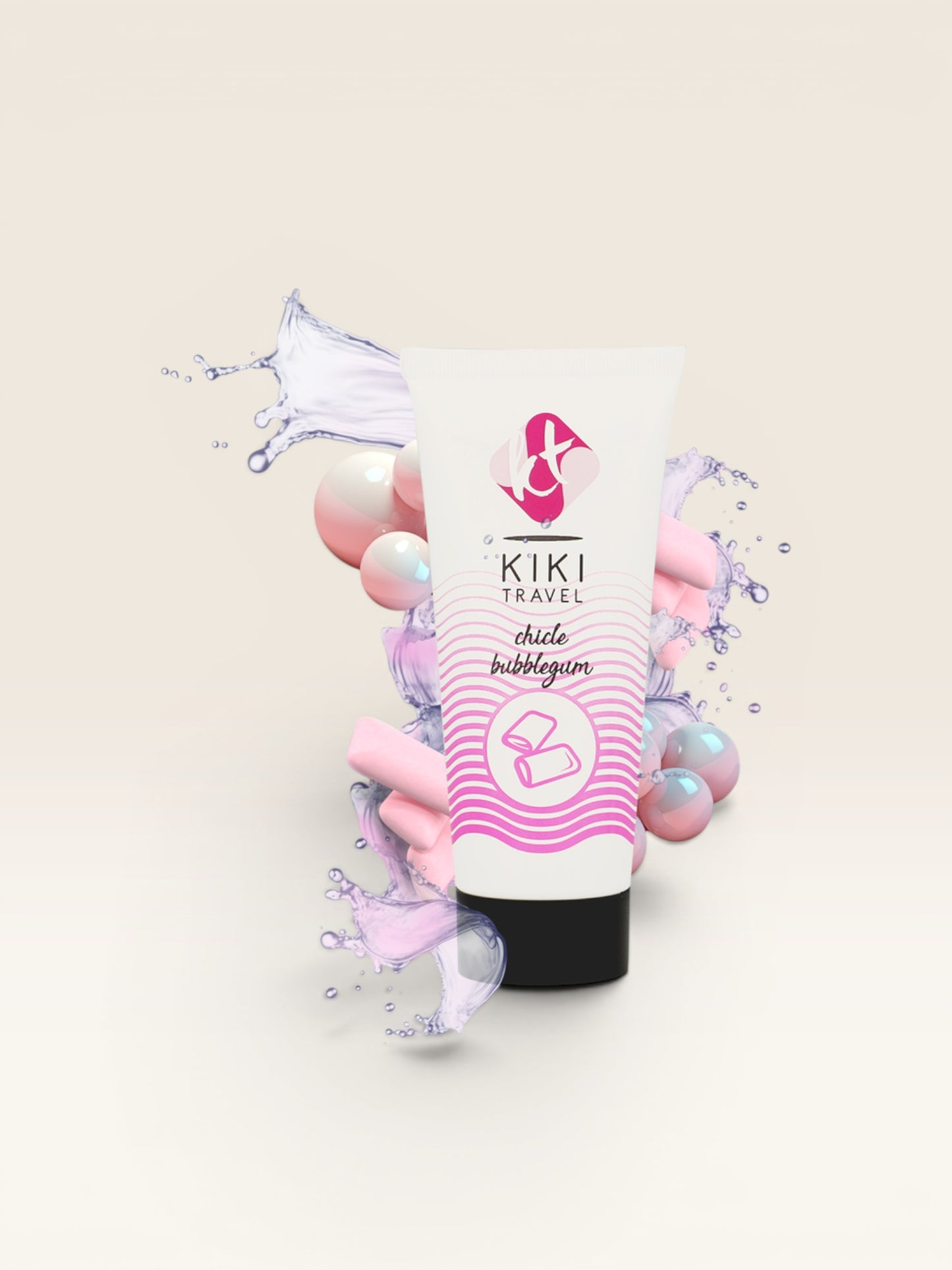 KIKÍ TRAVEL - GOMA DE MORANGO LUBRIFICANTE 50 ML