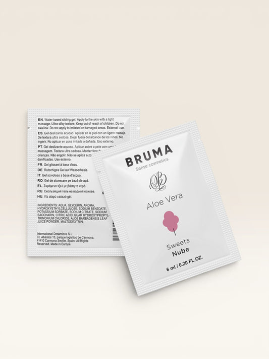 BRUMA - GEL DESLIZANTE DE ALOE VERA SABOR DOCES 6 ML
