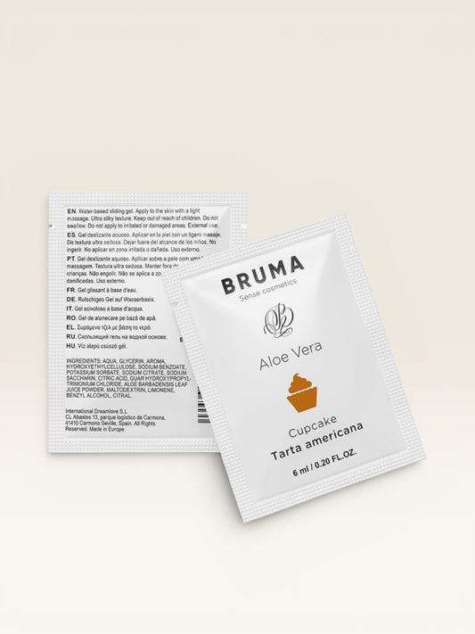 BRUMA - GEL DESLIZANTE DE ALOE VERA SABOR CUPCAKE 6 ML