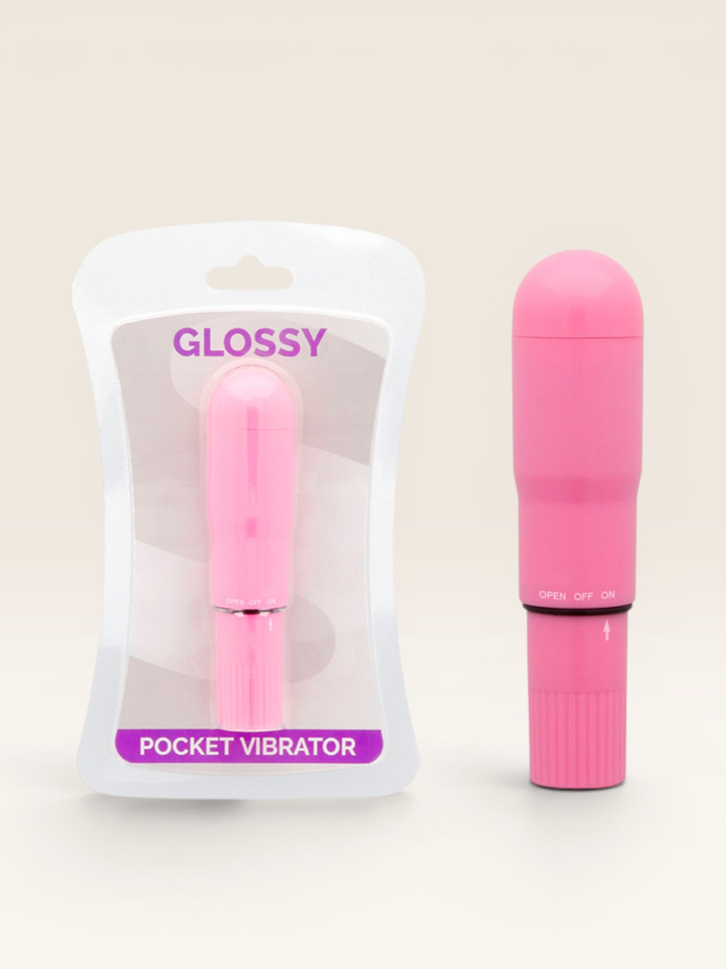 GLOSSY - VIBRADOR DE BOLSO DEEP ROSE