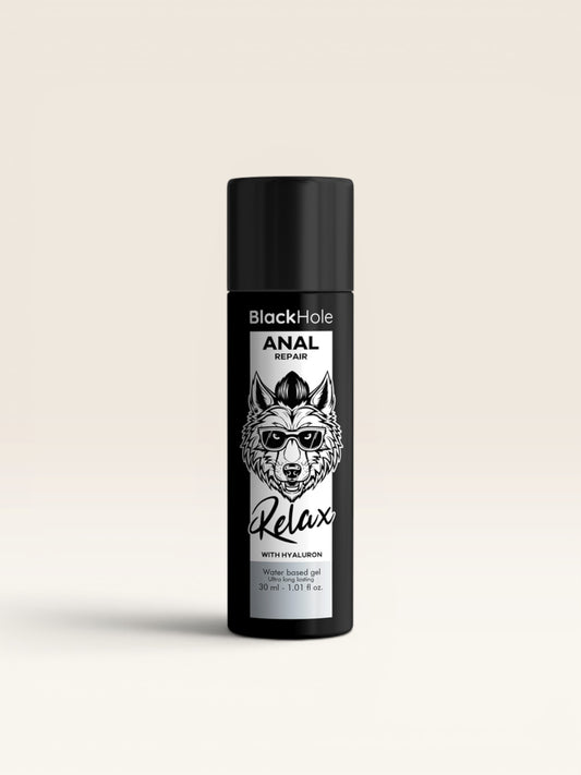 BLACK HOLE - REPARO ANAL RELAXANTE À BASE DE ÁGUA COM HIALURON 30 ML