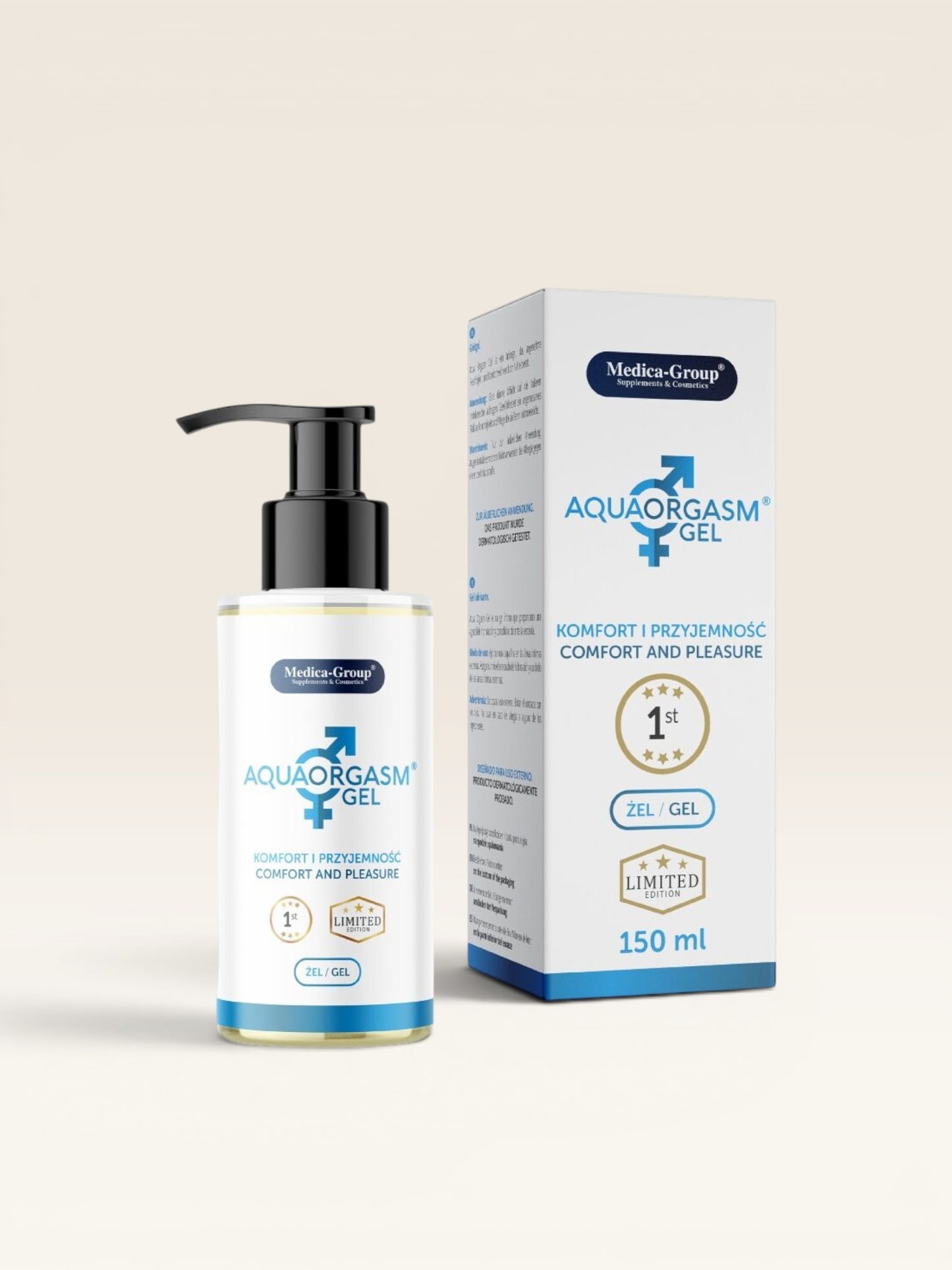 MEDICA GROUP - AQUA ORGASM GEL ÍNTIMO 150 ML