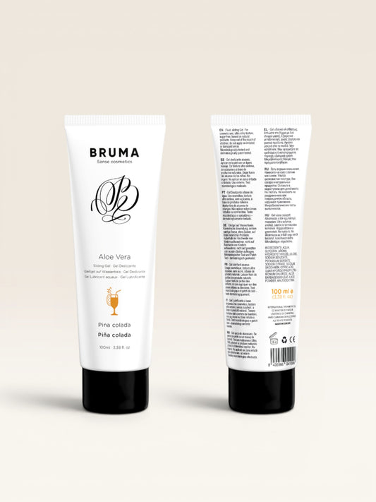 BRUMA - GEL DESLIZANTE DE ALOE VERA SABOR PINA COLADA 100 ML