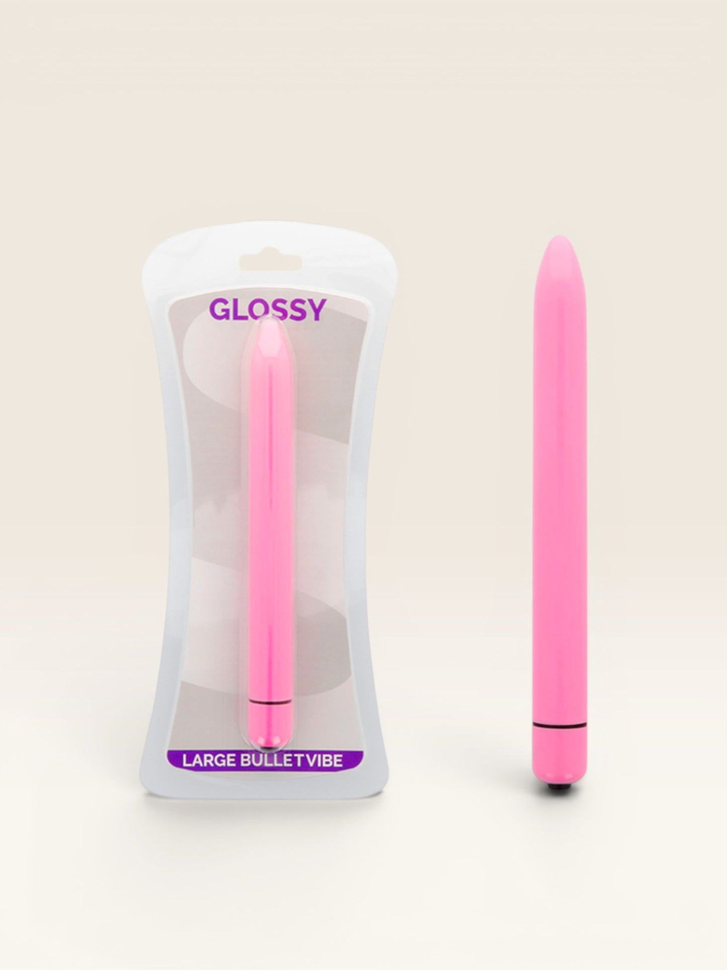 GLOSSY - VIBRADOR SLIM DEEP ROSE