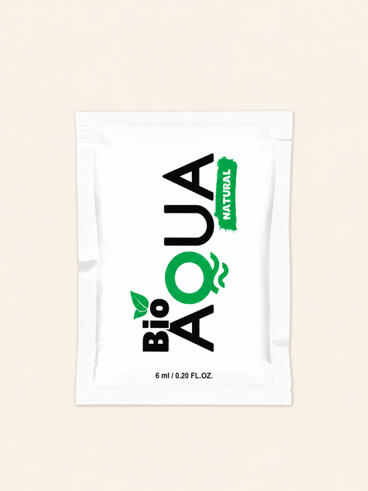 BIOAQUA - LUBRIFICANTE À BASE DE ÁGUA INGREDIENTES NATURAIS 6 ML