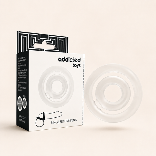 ADDICTED TOYS - POTENZ- C-RING PÊNIS TRANSPARENTE
