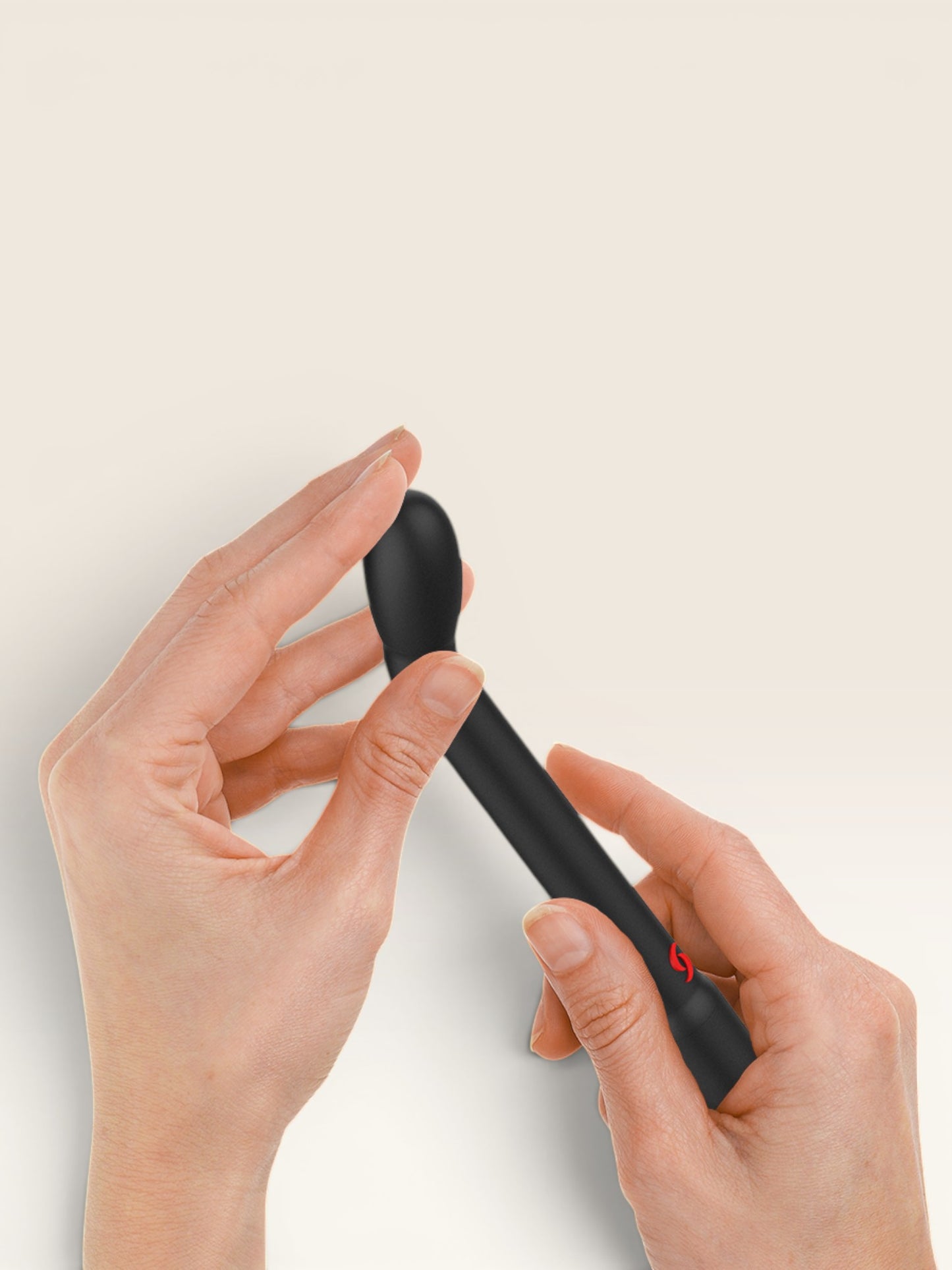 IBIZA - VIBRADOR DE PONTO G PRETO COM VIBRAÇÃO