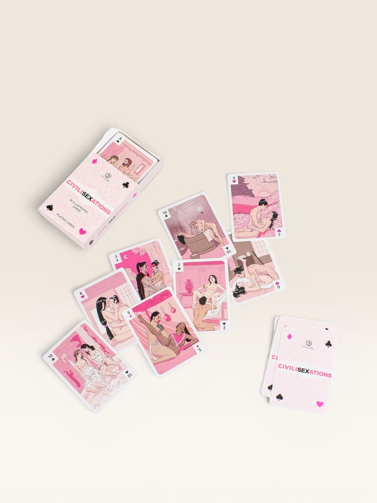 SECRET PLAY - JOGO DE CARTAS PARA CASAIS "CIVILISEXATIONS"
