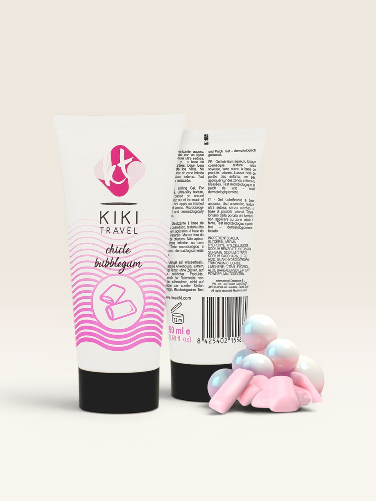 KIKÍ TRAVEL - GOMA DE MORANGO LUBRIFICANTE 50 ML