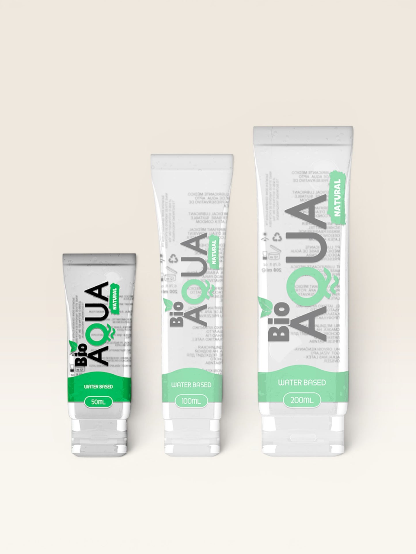 BIOAQUA - LUBRIFICANTE INGREDIENTES NATURAIS À BASE DE ÁGUA 50 ML