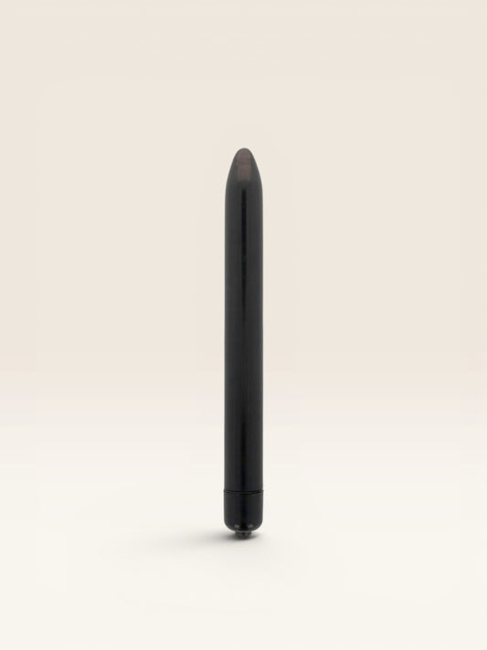 GLOSSY - VIBRADOR SLIM PRETO