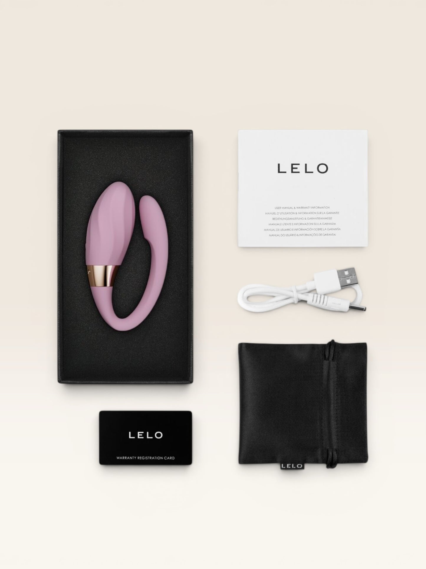 LELO - TIANI VIBRADOR PARA CASAIS TWIST ROSA CLARO
