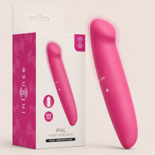 INTENSE - VIBRADOR PHIL G-SPOT ROSA 13 CM