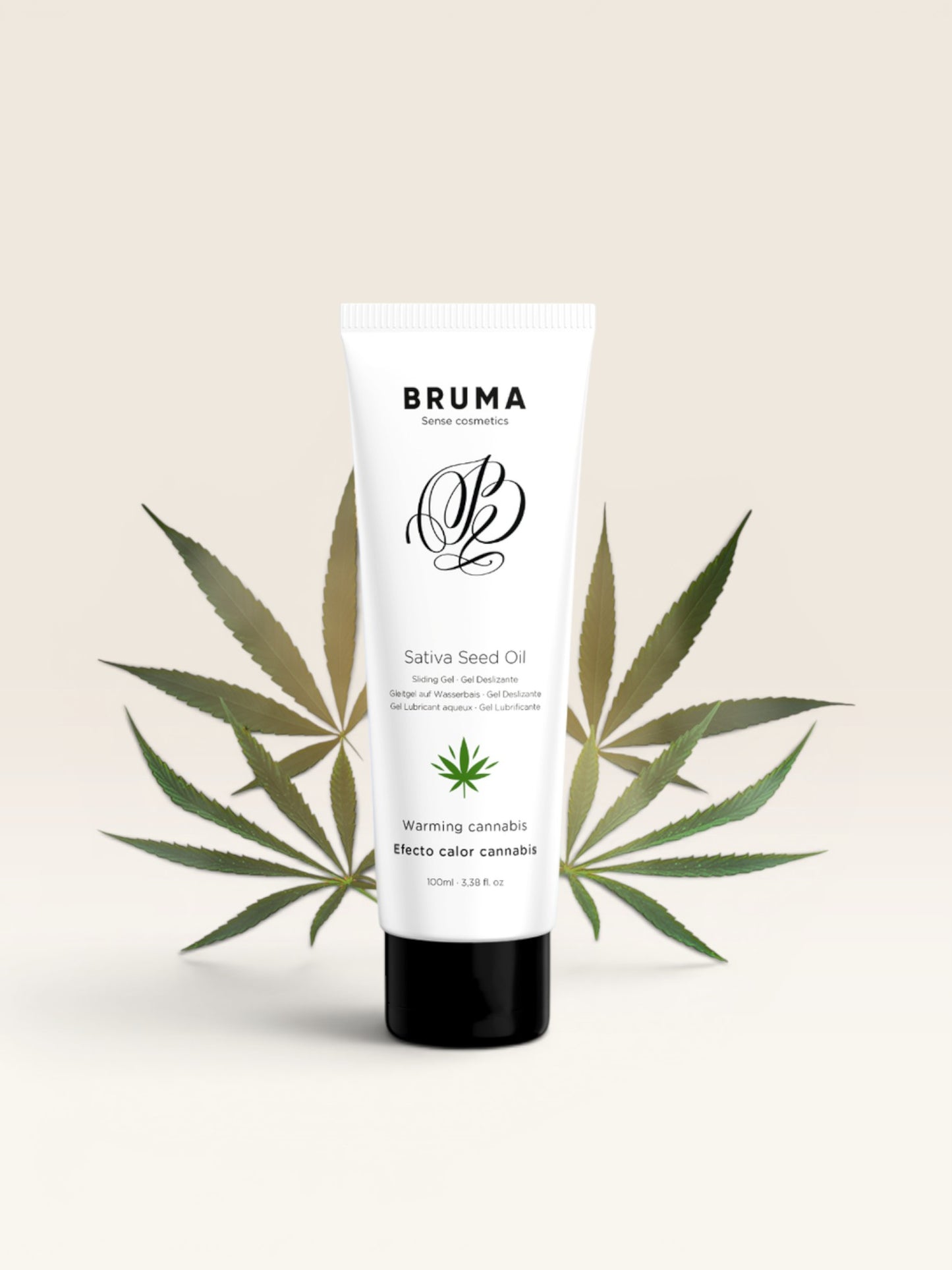 BRUMA - SATIVA SEED OIL SLIDING GEL AQUECEDOR SABOR CANNABIS 100 ML