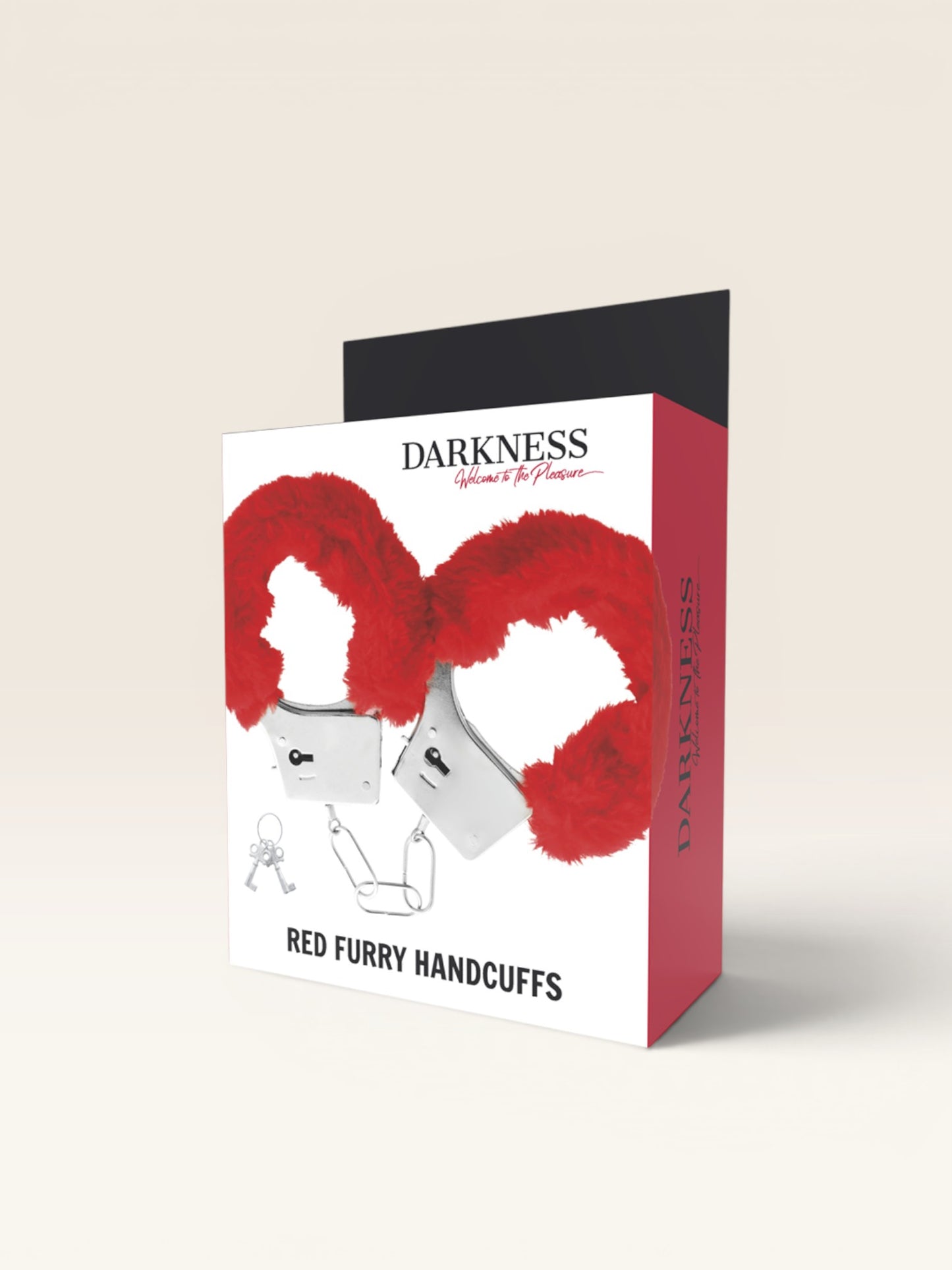 DARKNESS - ALGEMAS DE METAL FORRO VERMELHO
