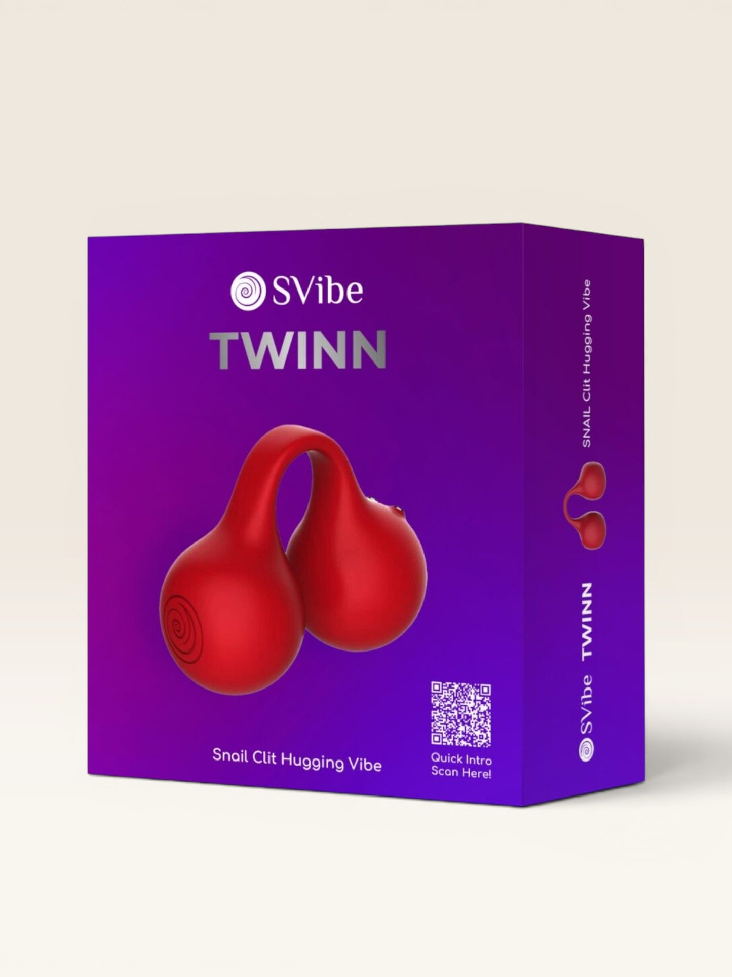 SNAIL VIBE - TWINN VIBRADOR DE DEDO CHERRY