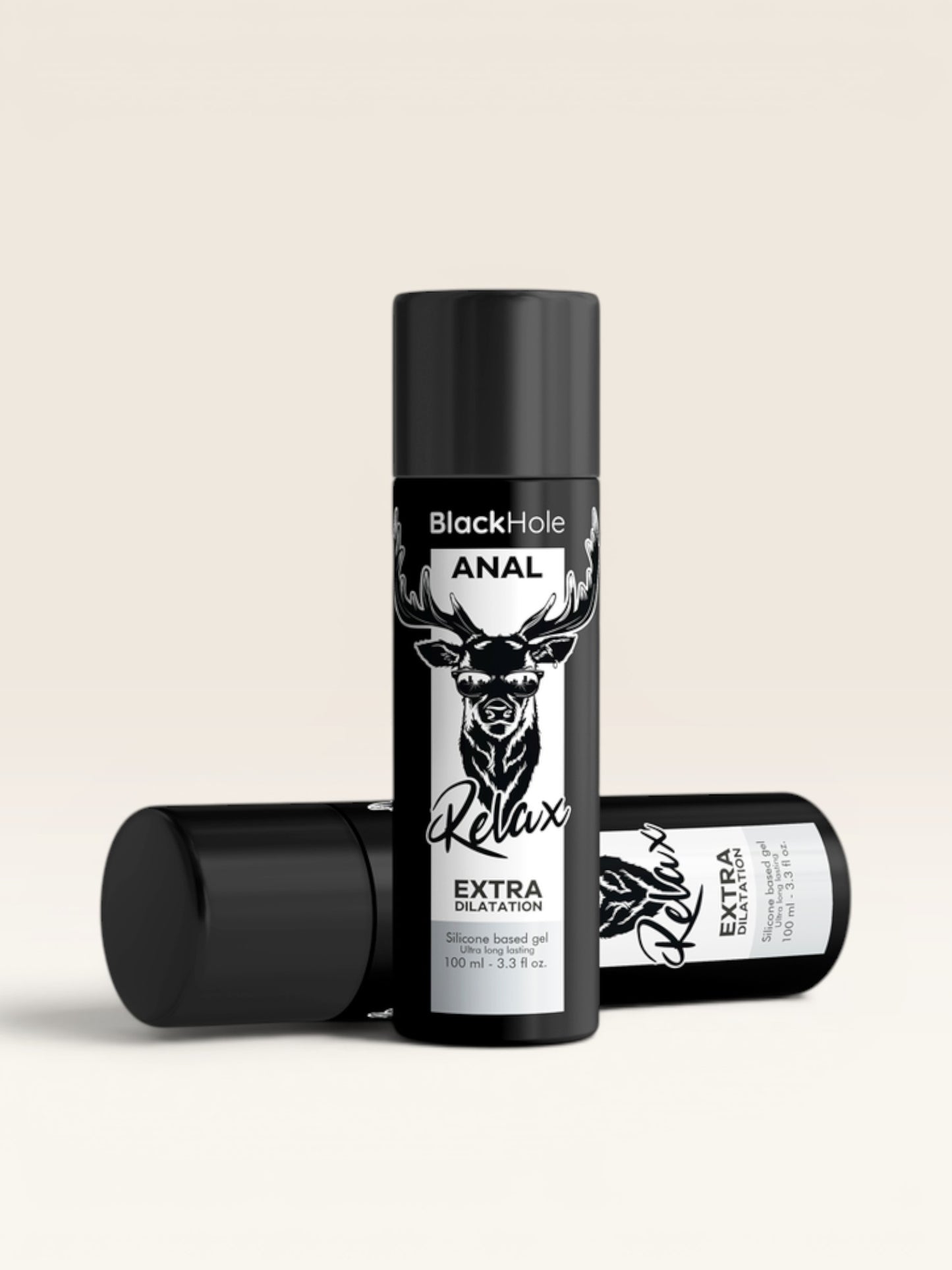 BLACK HOLE - GEL BASE DE SILICONE DILATAÇÃO ANAL 100 ML