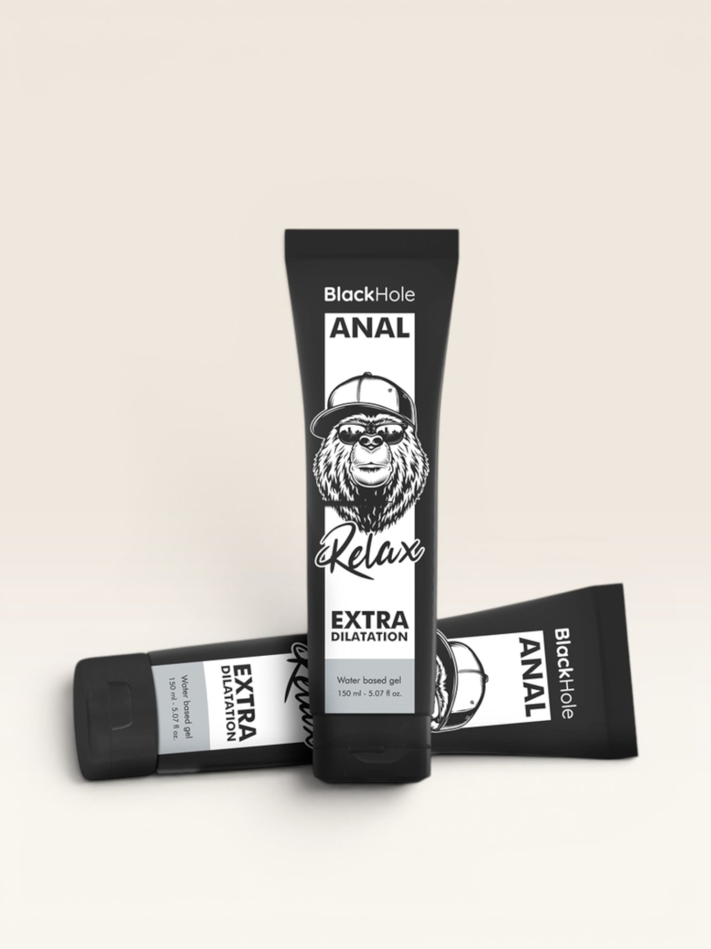 BLACK HOLE - GEL BASE DILATAÇÃO ANAL 150 ML