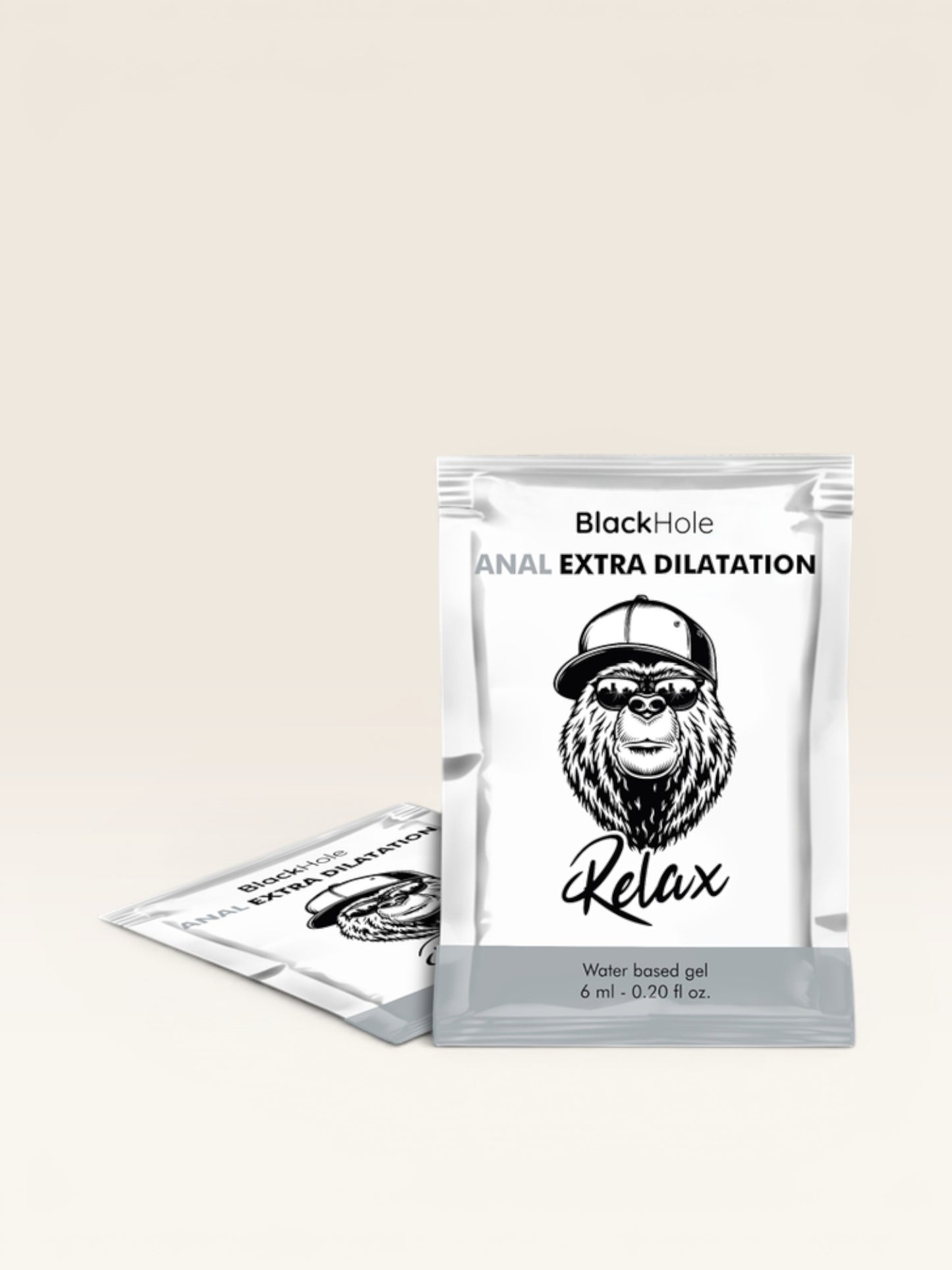 BLACK HOLE - GEL À BASE DE ÁGUA EXTRA DILATAÇÃO 6 ML DOSE ÚNICA