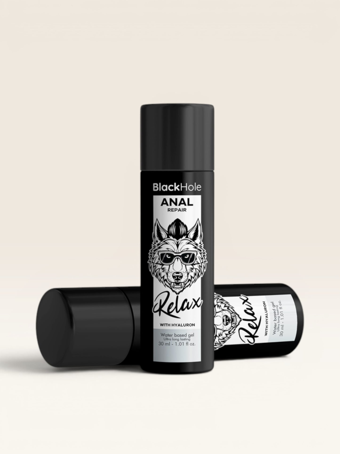 BLACK HOLE - REPARO ANAL RELAXANTE À BASE DE ÁGUA COM HIALURON 30 ML