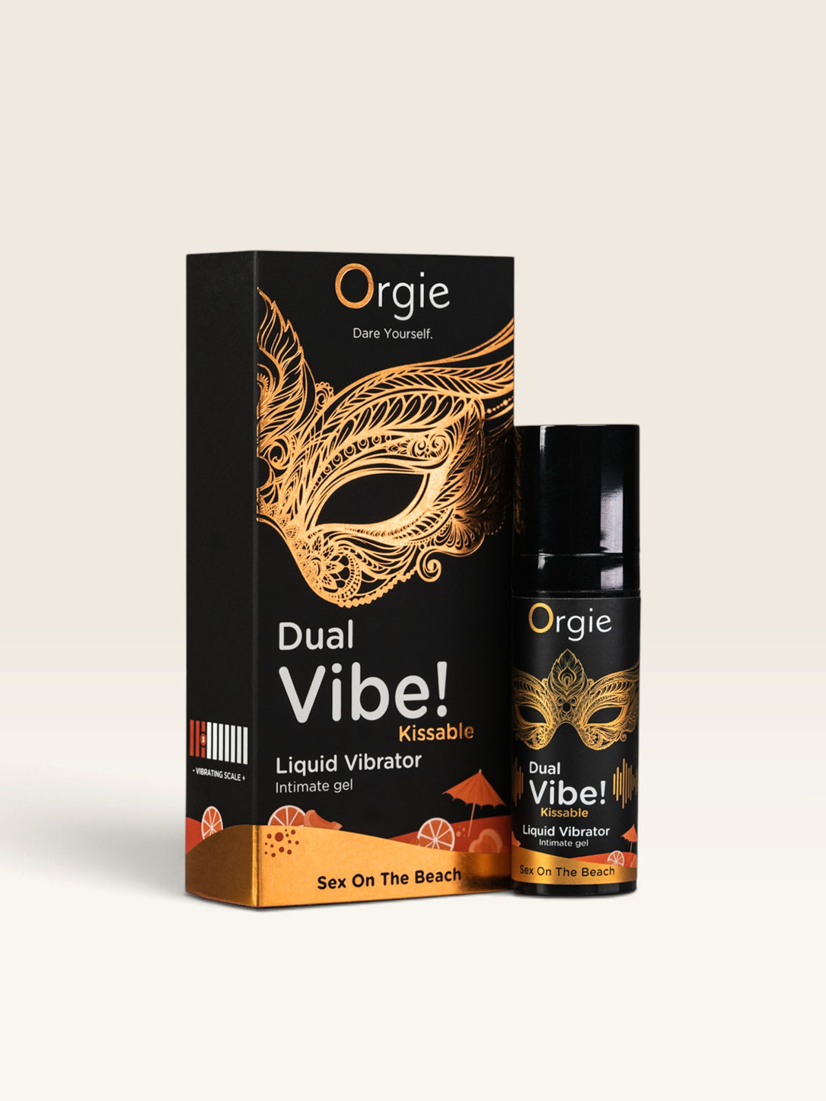 ORGIE - DUPLA VIBRAÇÃO! VIBRADOR LÍQUIDO BEIJÁVEL SEX ON THE BEACH 15 ML