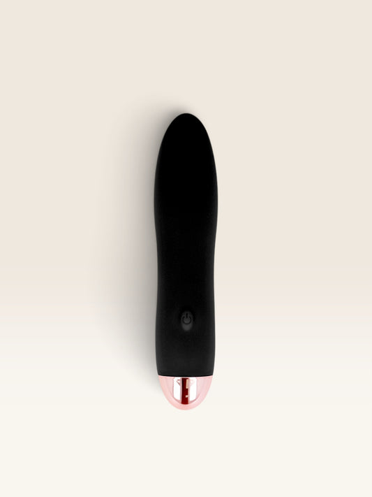 DOLCE VITA - VIBRADOR RECARREGÁVEL QUATRO PRETO 7 VELOCIDADES