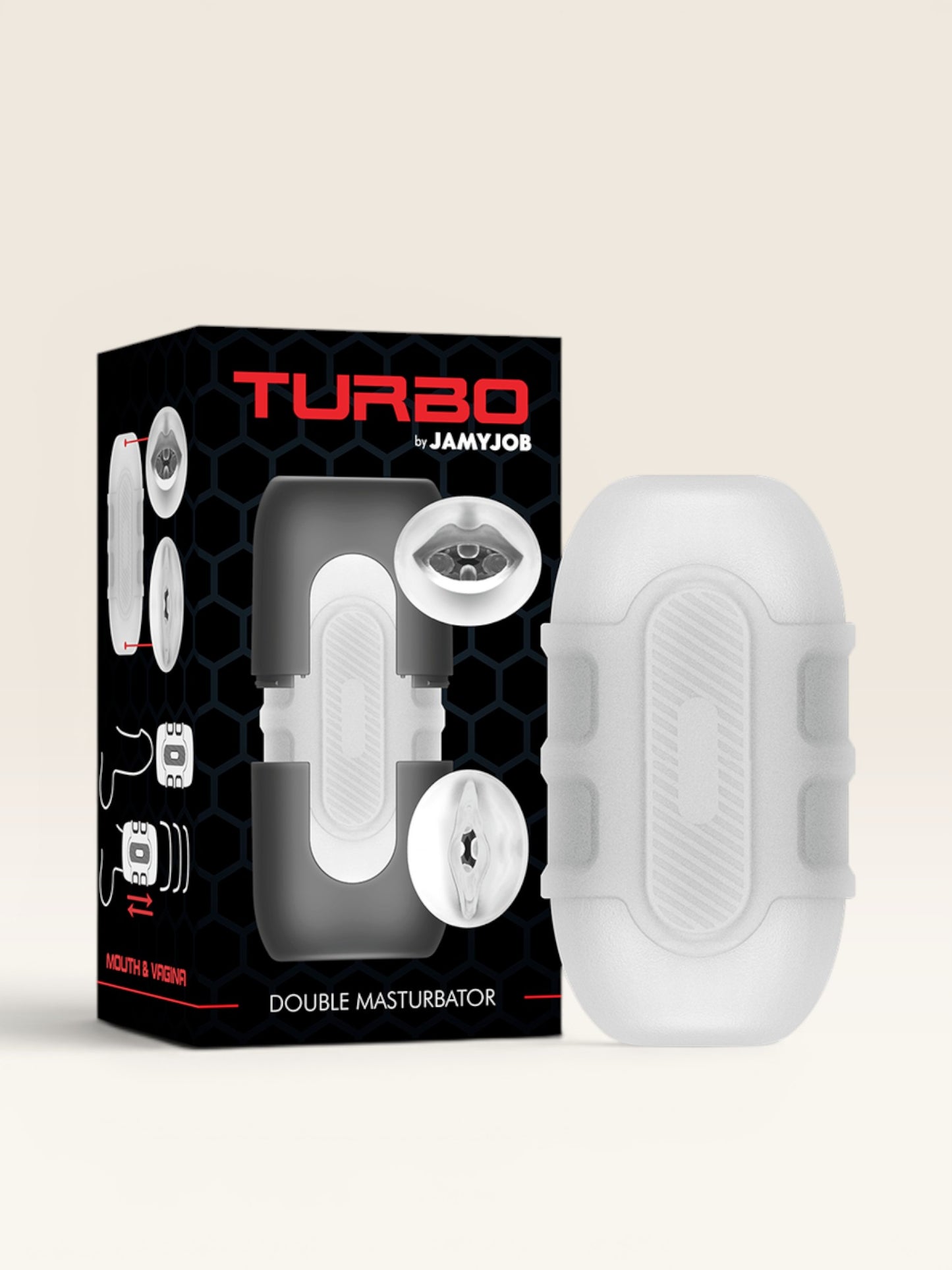 JAMYJOB - MASTURBADOR DUPLO TURBO