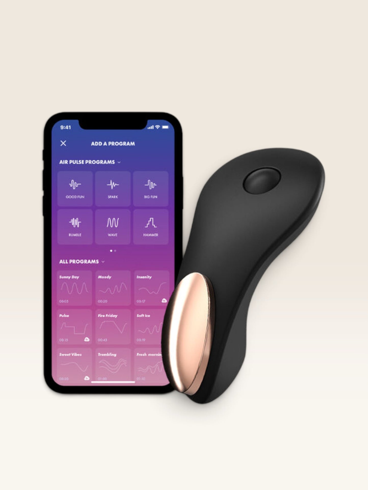 SATISFYER - VIBRADOR DE CALAS PEQUENO SECRETO