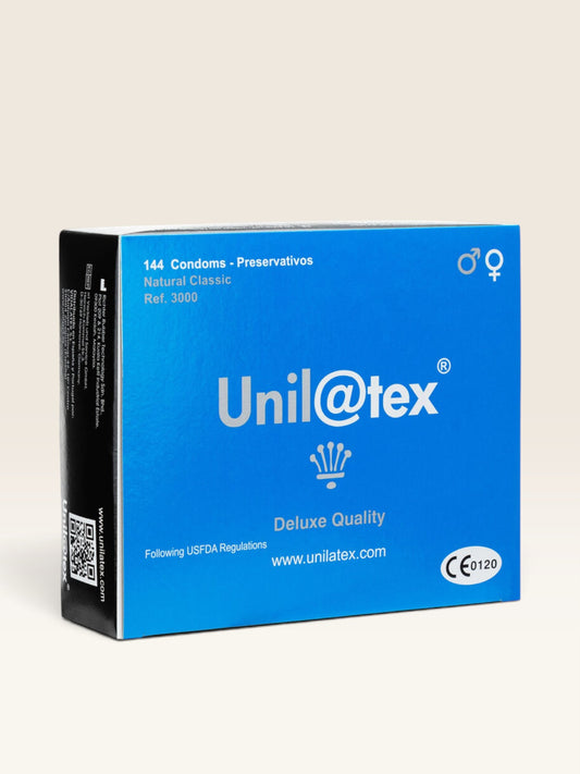 UNILATEX - PRESERVATIVOS NATURAIS 144 UNIDADES