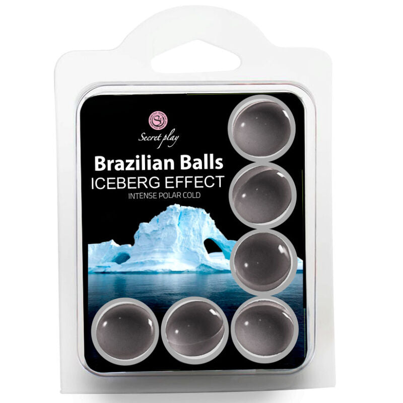 SecretPlay — Conjunto 6 Bolas Brasileiras Efeito Iceberg