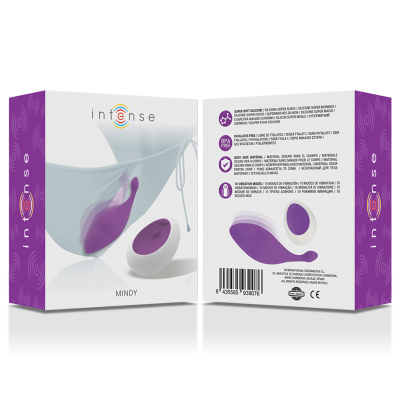 INTENSO - MINDY PANTIE CONTROLE REMOTO ROXO