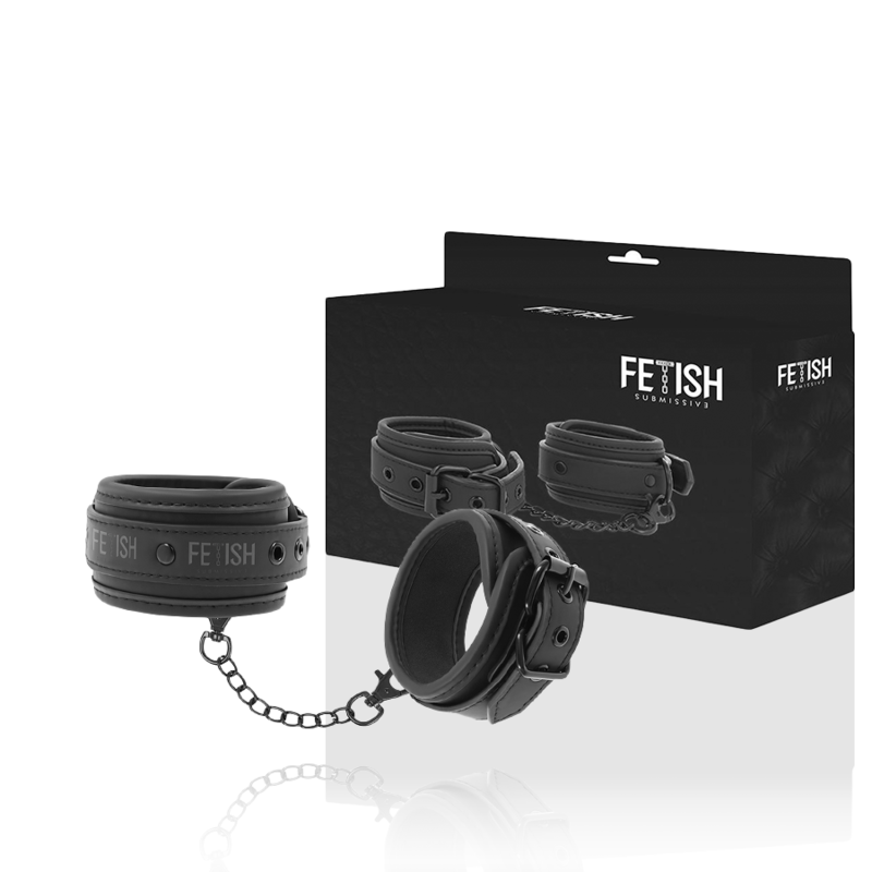 Fetish Submissive — Algemas de Bondage em Couro Vegano