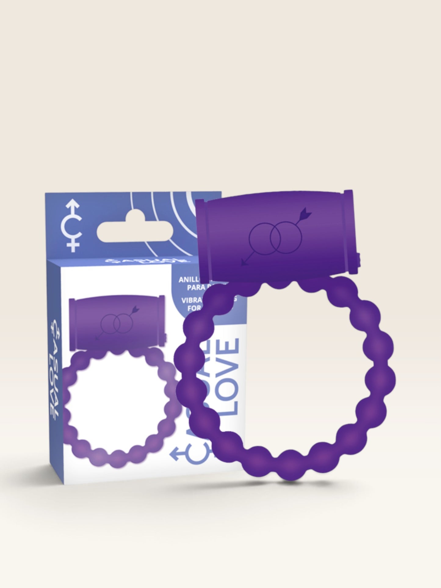 CASUAL LOVE - ANEL VIBRADOR 25 CASAIS VIOLETA